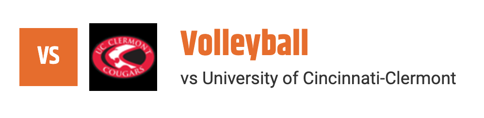 VB vs University of Cincinnati-Clermont