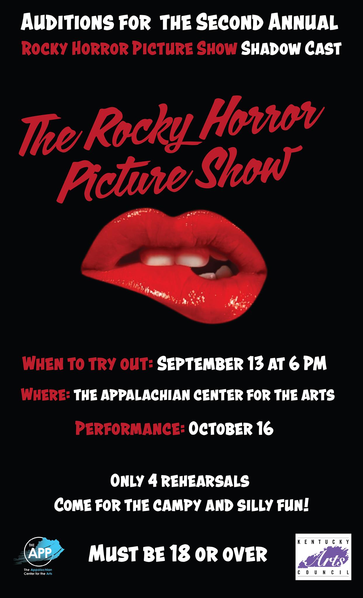 Auditions for the second annual Rocky Horror Picture Show