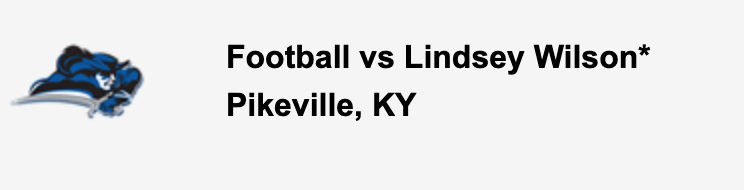 Football vs Lindsey Wilson